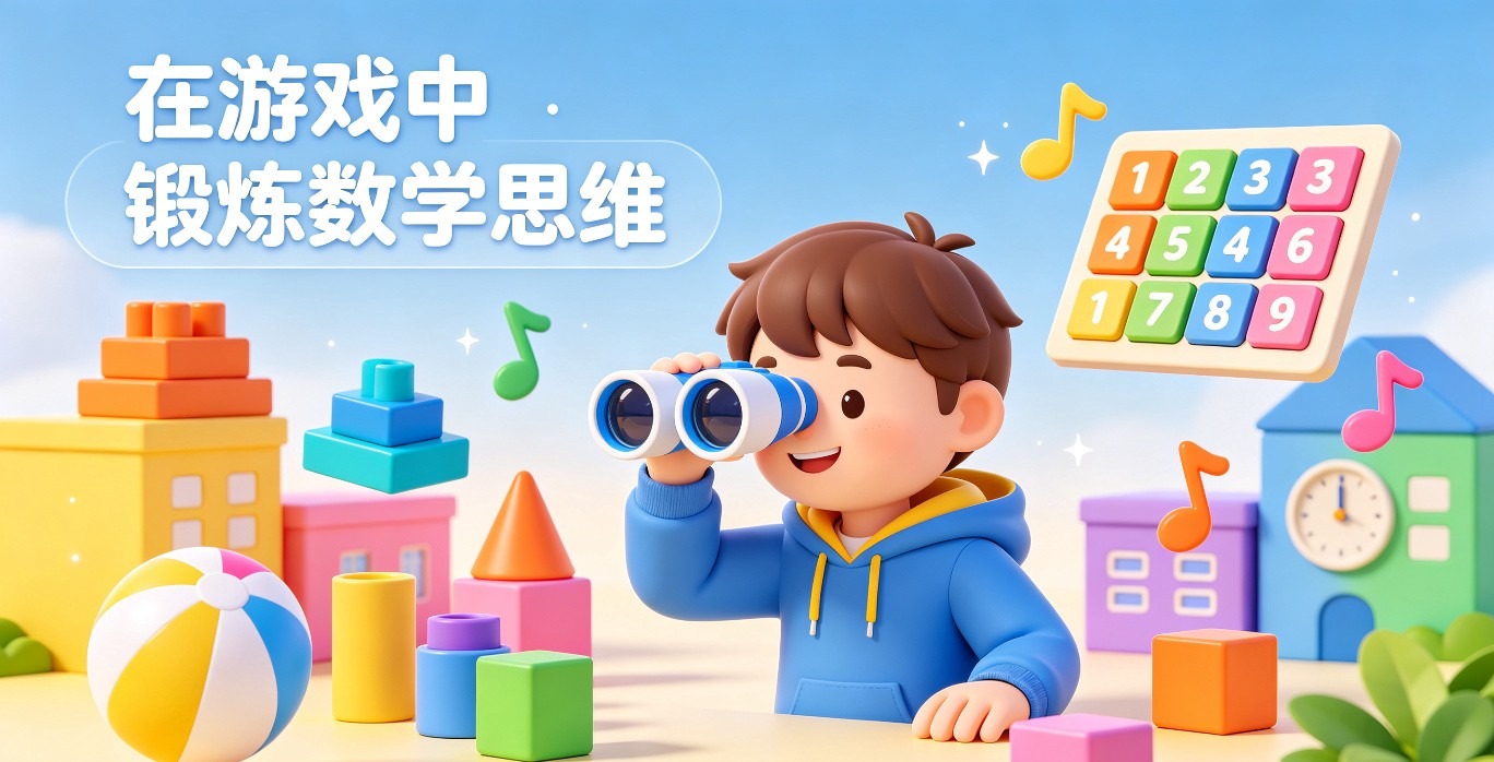 在游戏中锻炼数学思维